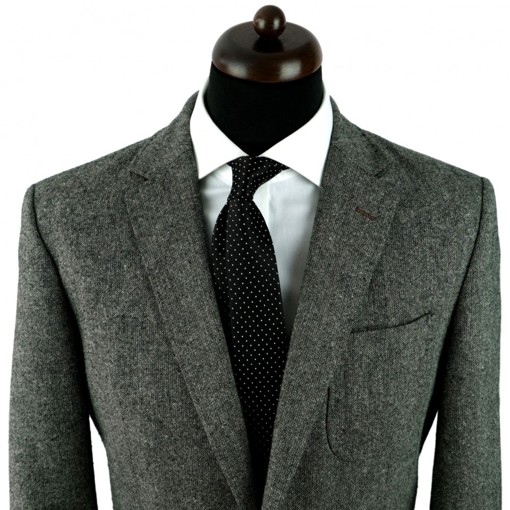 Cravate noir à strass - 7,18€ - ARGENT - Toscane