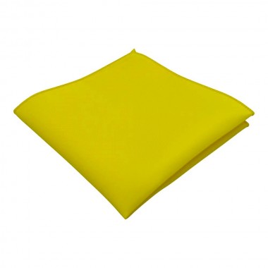 Pochette de costume. Jaune flash